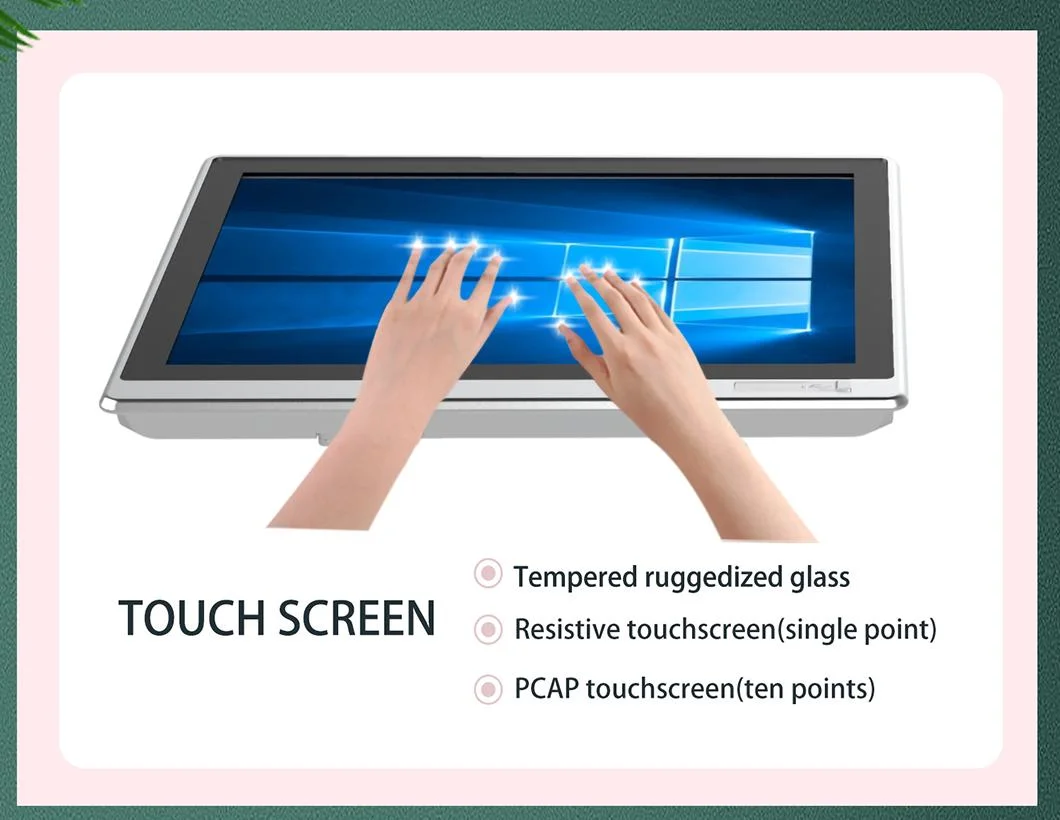 19 Inch Industrial Control Panel Resistive Touch Screen Embedded Industrial Panel Display IP65waterproof&Dustproof HMI Industrial Monitor