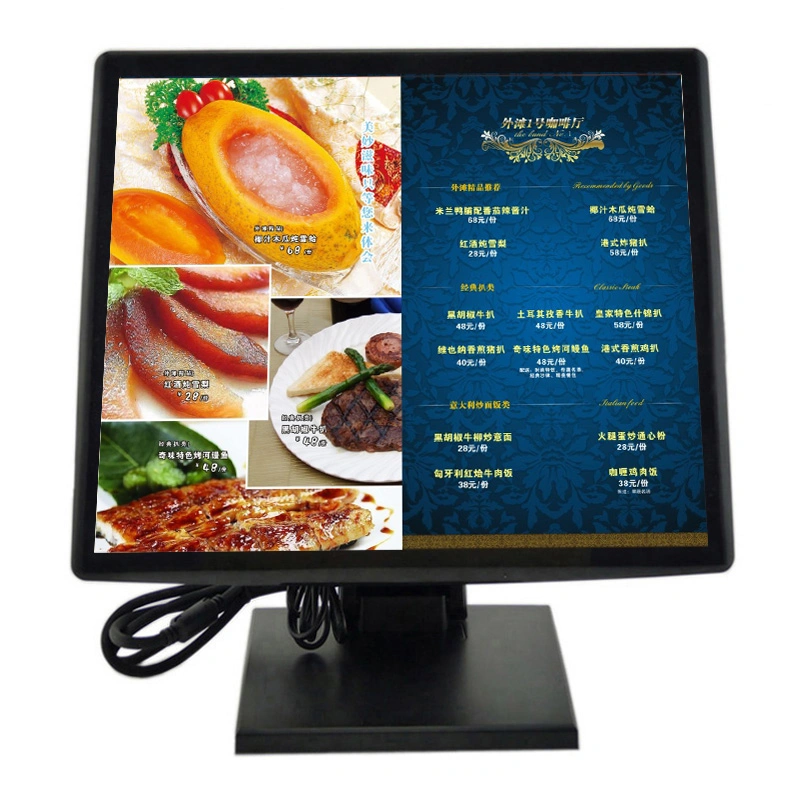 Desktop 17&prime; &prime; Resistive Touch Screen Display LCD Monitor