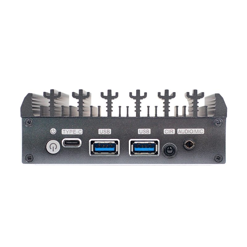 Mini Computer PC I3-8145u SATA SSD Dual LAN HD DDR4 Linux Mini PC 2USB Dp Type-C DC 12-19V Mini Industrial