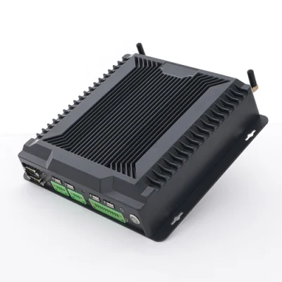 Gpio RS232/422/485 WiFi Win10 Iot Linux 6 LAN X86 Fanless Industrial Mini PC