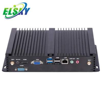 Elsky Ipc6000 Qm9700 Cheap Skylake Dual Core 7100u 7500u 7200u HD510HD610 Barebone SATA3.0 SSD HDD 4K Display Ubuntu Mini PC