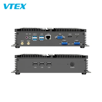 Nuc PC Core I3-5005u I5-4200u I7-5500u Dual LAN WiFi DDR3l Linux Win10 Silent Heat Dissipation Fanless Industrial Mini PC