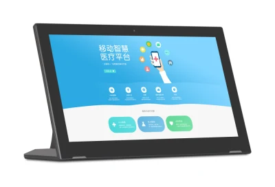 OEM L Shape 15.6 Inch Touch Screen Customer Feedback Ordering Poe RJ45 NFC All in One Desktop Android Panel PC