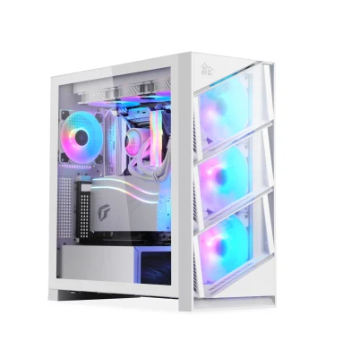 Segotep Kl Aeolus ATX Gaming Computer Case, Rtx4000 Graphics Card and 13th Gen CPU, Support Double 360 Water Cooler, Desktop Gaming PC Case, Gamer Chassic, PC